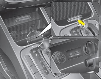 If your vehicle has an aux and/or USB(universal serial bus) port or iPod port,