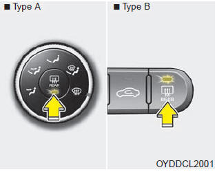 The defroster heats the window to remove frost, fog and thin ice from the interior