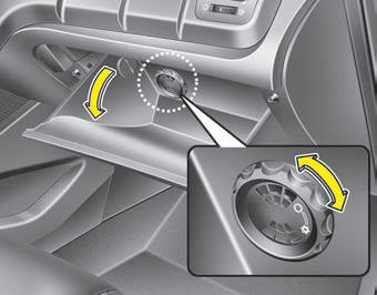 You can keep beverage cans or other items cool in the glove box.