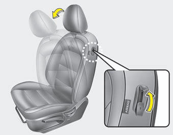 The driver and front passenger's seatback should be tilted to enter the rear