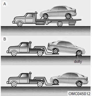 If emergency towing is necessary, we recommend having it done by an authorized