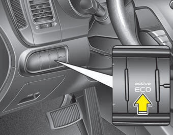 Active ECO helps improve fuel efficiency by controlling the engine and transaxle.